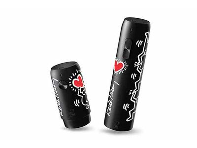 Elektrische Wijnset X Keith Haring Wine Saver + 2x Stop + Kurkentrekker
