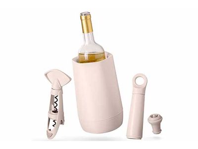 Host Wijnset 4pcs Sand Incl. Wijnkoeler - Kurkentrekker - Saver En 1 Stopper