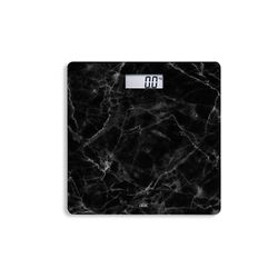 Digitale Personenweegschaal Aurora Marble Black 30x30cm  Incl. 1x Cr2032 