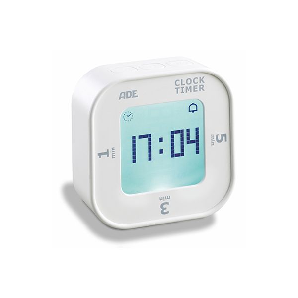 ADE Digitale Kookwekker Tilt Start 6,7x2,8xh6,7cm Incl. 2x Aaa-lcd Display