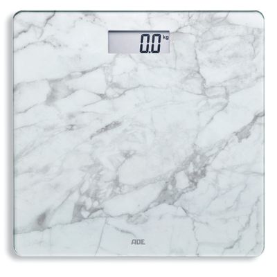 Digitale Personenweegschaal Aurora Marble White 30x30cm Incl. 1x Cr2032  ADE