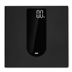 Dig Personenweegschaal Allegra Zwart 30,6x30,6cm Incl. 3x Aaa - Lcd Display 