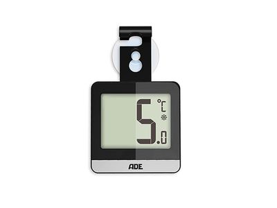 Thermometer Koelkast En Diepvries 9,5x5,9xh1,1cm - Incl. 1x Cr2032