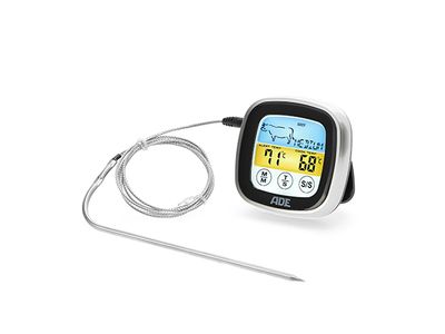 Digitale Vleesthermometer 7,6x7,6xh2,5cm Incl. 2x Aaa