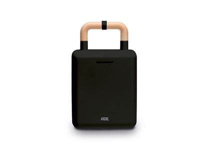 2-in-1 Croque - Wafelijzer Zwart Wisselbare Platen 13x12cm