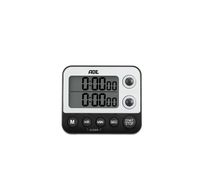 Ade Digitale Duo Kookwekker Zwart 2,2x9,2xh7,9cm Incl. 2x Aaa-lcd Display 