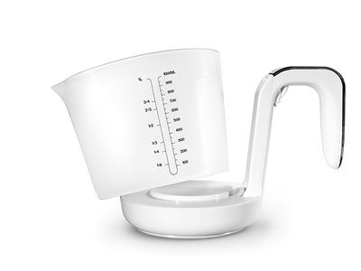 Maatbeker-weegschaal Franca 20,7x14,6cm Incl. 1x Cr2032-lcd Display