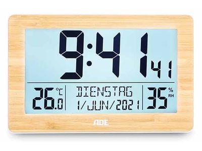 Digitale Xl Klok Met Alarmfunctie Radiogestuurd - Incl. 2x Aa