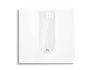 Pese-personne Digitale Allegra Blanc 30,7x30,7cm Incl. 3x Aaa - Lcd Display