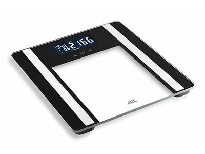 Personenweegschaal Ines Met Body Analyse 30x30cm Incl 2x Aaa
