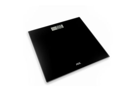 Pese-personne Digitale Berta Noir 28x28cm - Incl. 2x Aaa - Lcd Display