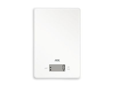 Digitale Keukenweegschaal Julia Wit 23x15cm - Incl. 2x Aaa - Lcd Display