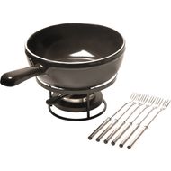 Flame Fondueset Ø 24cm Fusain 