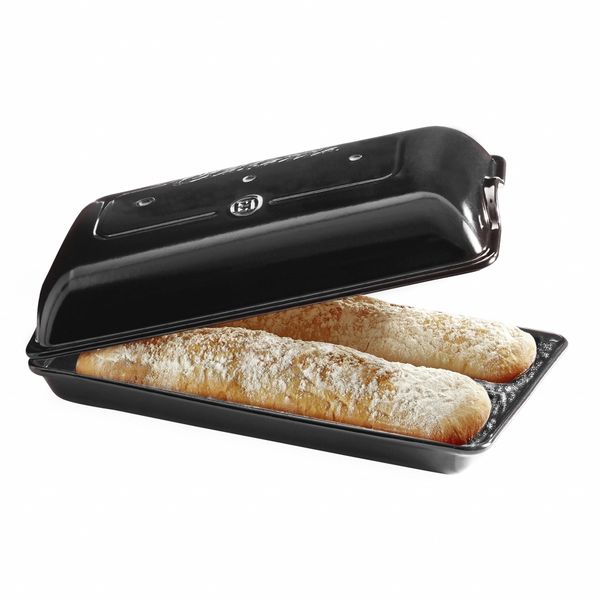 Broodbakvorm Ciabatta 39x23cm Fusain 