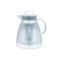 Dan Tea Schenkkan Wit Transparant 1000ml Met Theefilter 