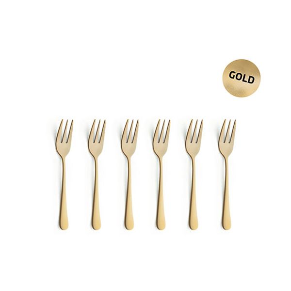 Amefa Austin Vintage Gold Gebakvorken Set6