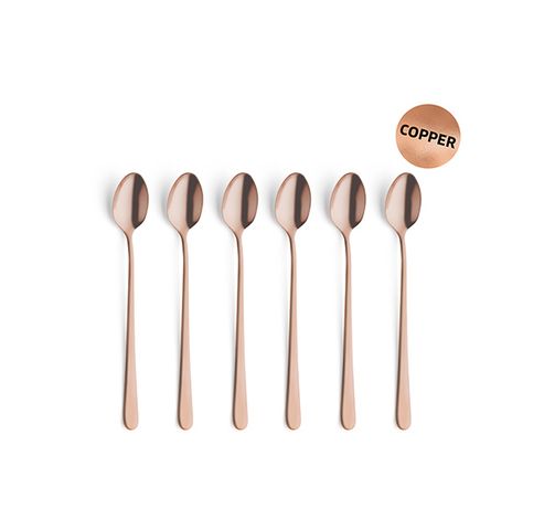 Austin Vintage Copper Icetealepel Set6  Amefa