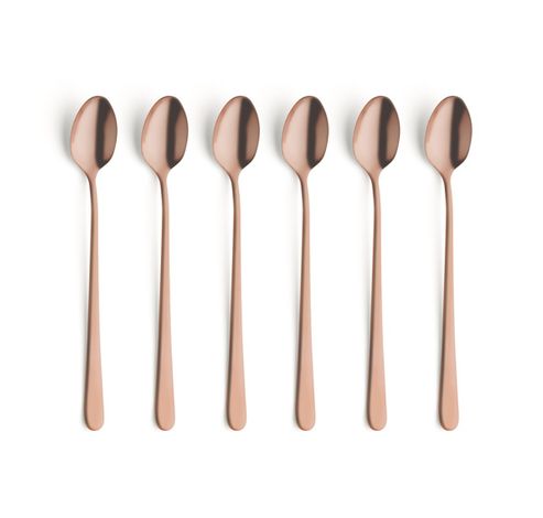 Austin Vintage Copper Icetealepel Set6  Amefa