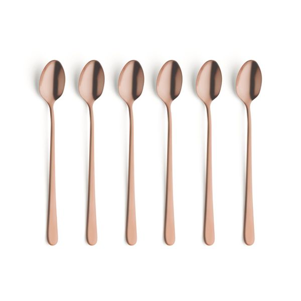 Amefa Austin Vintage Copper Icetealepel Set6