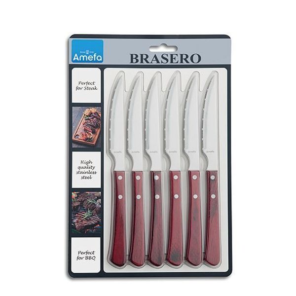 Royal Steak Brasero Set6 Pakka 