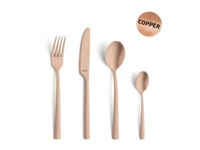 Manille Pvd Koper  Bestekset 16 Delig 