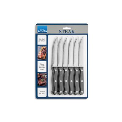 Steak Couteau Steak Set 6   Amefa