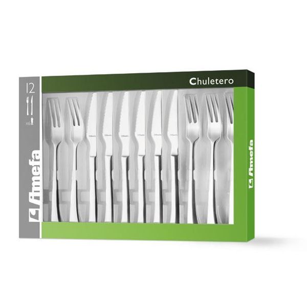 Amefa Chuletero Steakmes Set6