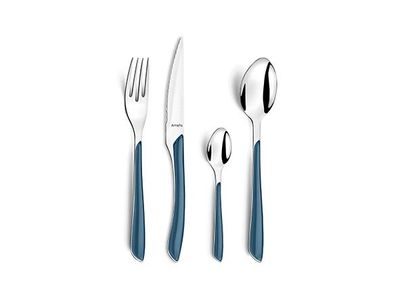 Eclat Blauw Denim Bestekset 24delig