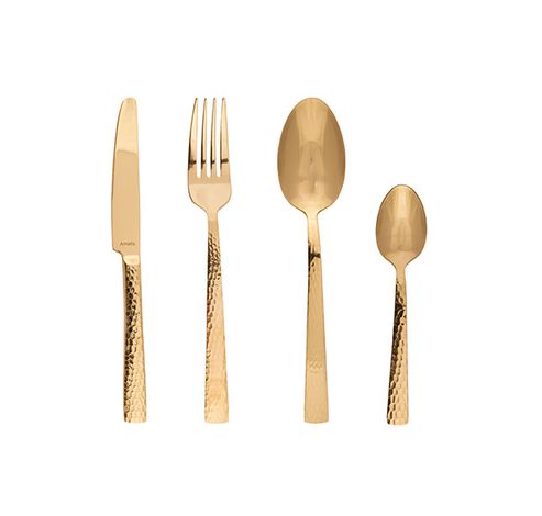 Felicity Martele Set Couverts 24 Pieces Champagne  Amefa