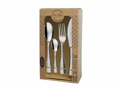 Pradel Essentiel Capsule Bestekset 24pcs 18/0
