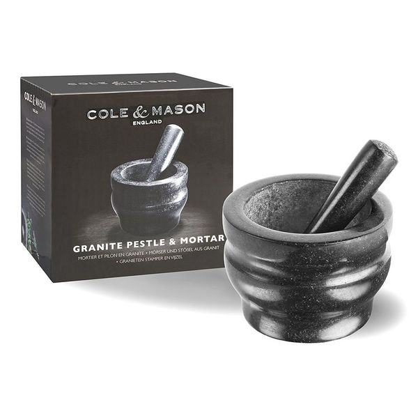 Cole & Mason Worcester Granieten Stamper & Vijzel 14cm