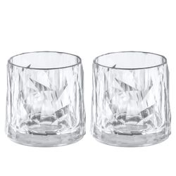 Koziol CLUB No. 2 Superglas 250ml crystal clear 2pcs