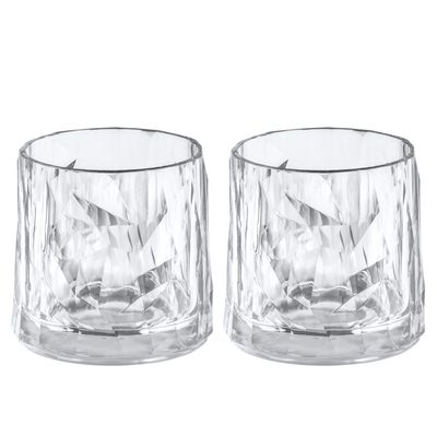 CLUB No. 2 Superglas 250ml crystal clear 2pcs  Koziol