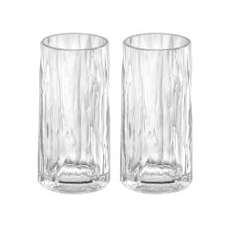 Koziol CLUB No. 8 Superglas 300ml crystal clear set/2