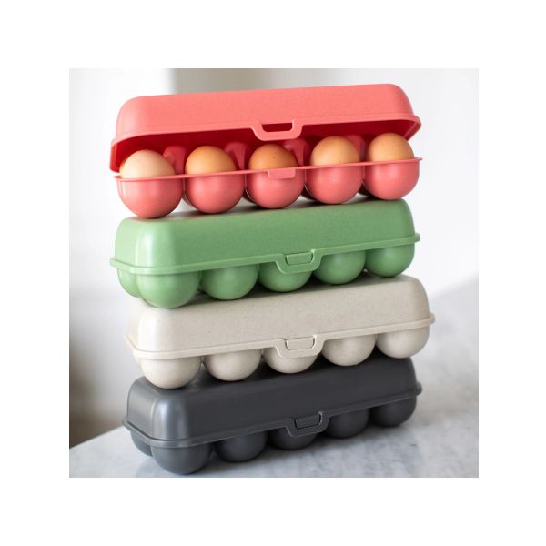 Koziol EGGS TO GO Eierdoos nature leaf green