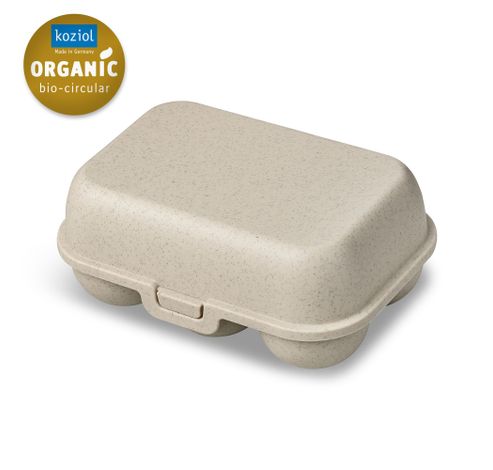 Egg Box EGGS TO GO MINI nature desert sand  Koziol