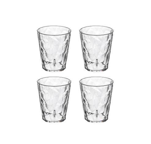 CLUB No. 1 Superglas 250ml crystal clear set/4  Koziol