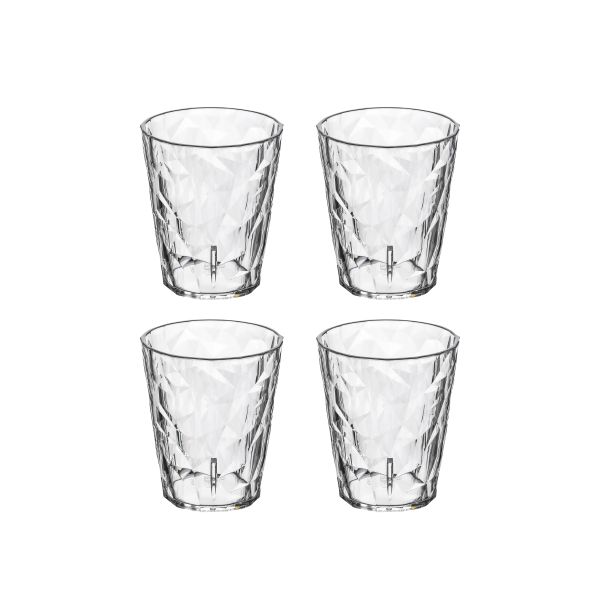 Koziol CLUB No. 1 Superglas 250ml crystal clear set/4