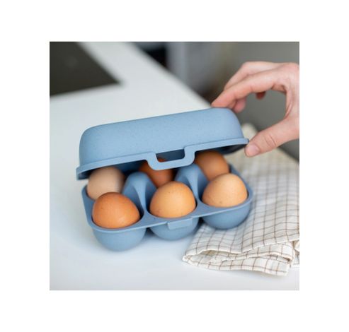 EGGS TO GO MINI Egg Box nature flower blue  Koziol