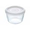 Cook & Freeze Ovenschotel Rond 0,6l 12x12xh6cm Met Kunststof Deksel 