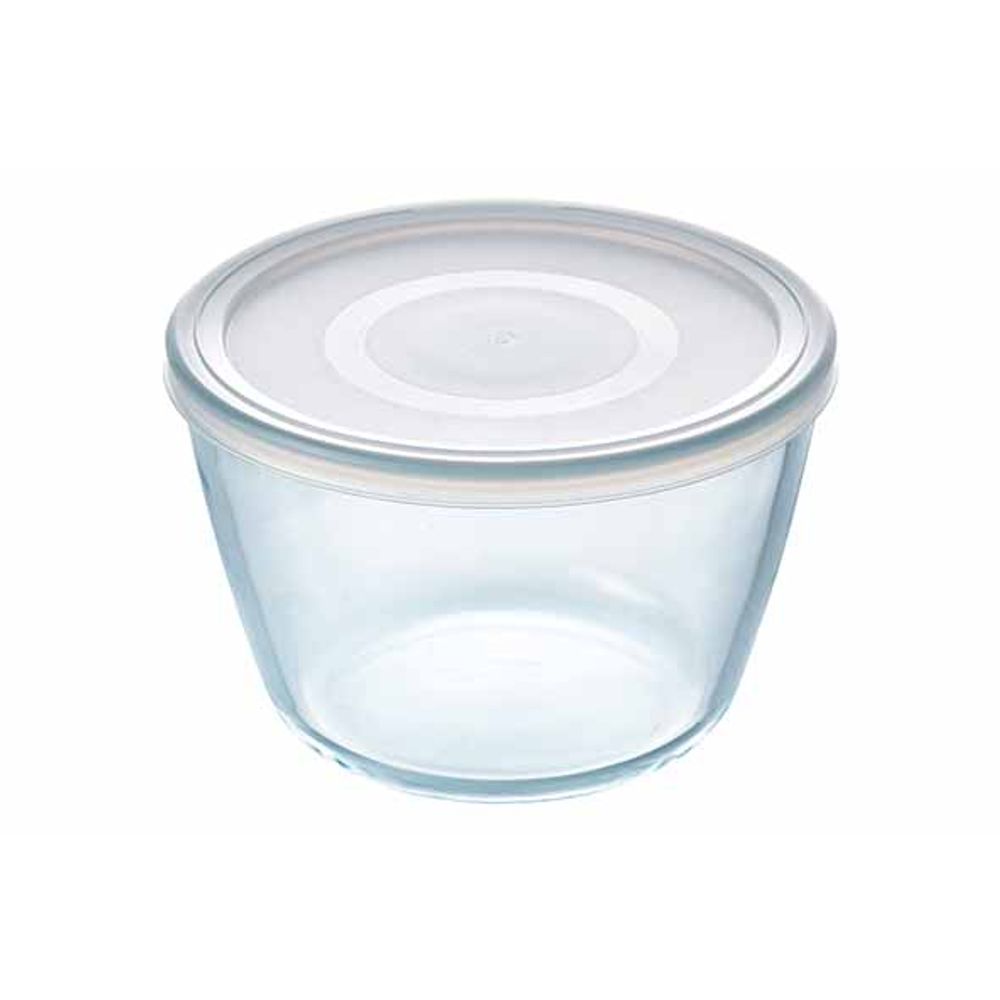 Cook & Freeze Ovenschotel Rond 1,6l 16x16xh11cm Met Kunststof Deksel 