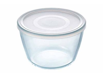 Cook & Freeze Ovenschotel Rond 1,6l 16x16xh11cm Met Kunststof Deksel