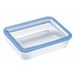 Pure Glass Ovenschotel Rechthoekig 0,8l 19x14xh5cm Met Glazen Deksel 