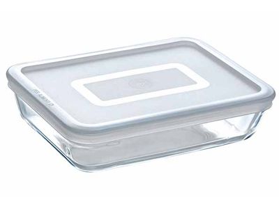 Cook & Freeze Ovenschotel Rechthoekig 0,85l 19x14xh4,5cm Met Kunststof Deksel