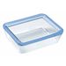 Pure Glass Ovenschotel Rechthoekig 1,5l 22x17xh7cm Met Glazen Deksel 