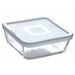 Cook & Freeze Ovenschotel Vierkant 0,85l 15x15xh12cm Met Kunststof Deksel 