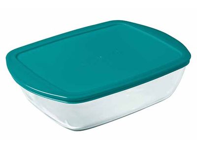 Cook & Store Ovenschotel Transparant 1,1l 23x15xh7cm Met Kunststof Deksel