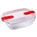 Pyrex Cook & Heat Ovenschotel Rechthoekig 1,1l 23x15xh6cm Met Kunststof Deksel