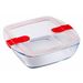 Pyrex Cook & Heat Ovenschotel Vierkant 2,2l 25x22xh7cm Met Kunststof Deksel