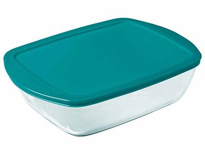 Cook & Store Ovenschotel Rechthoekig 0,4l 17x10xh5,5cm Met Kunststof Deksel